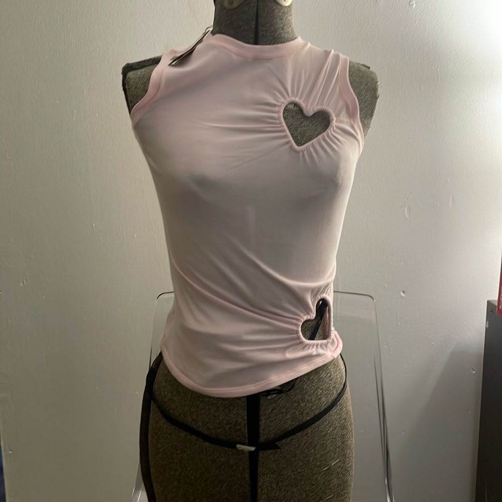 Skims Valentines Day Cutout Muscle Tee